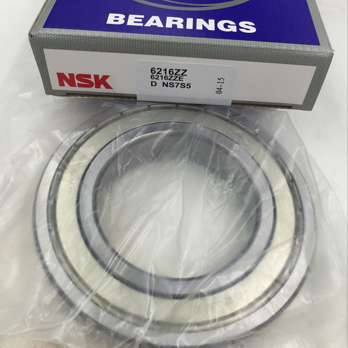 Lower noise 61816 2RS NSK Deep groove ball bearing 80*100*10mm